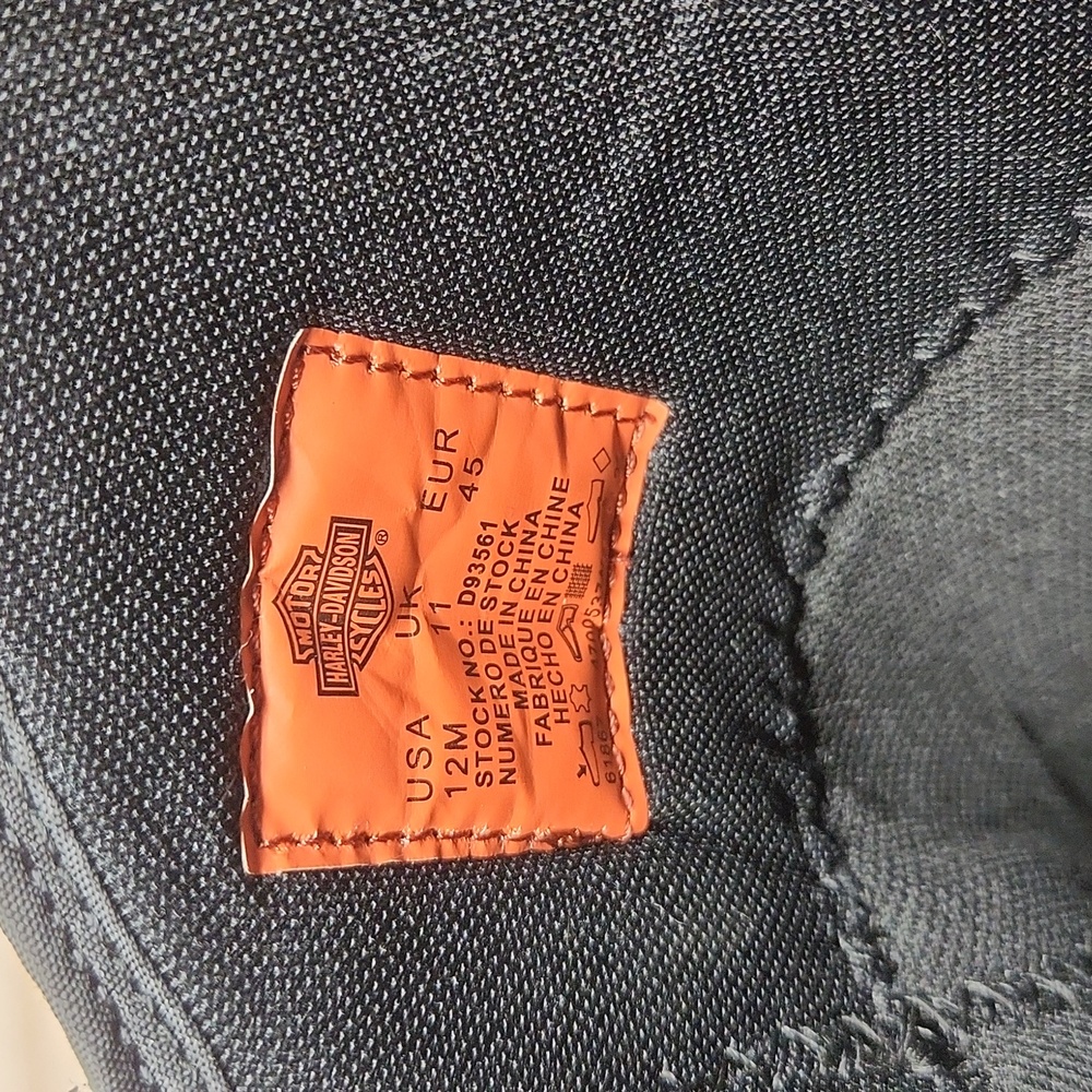 Harley Davidson Men's Altman D93561 Size 12 Boots - Picture 5 of 7